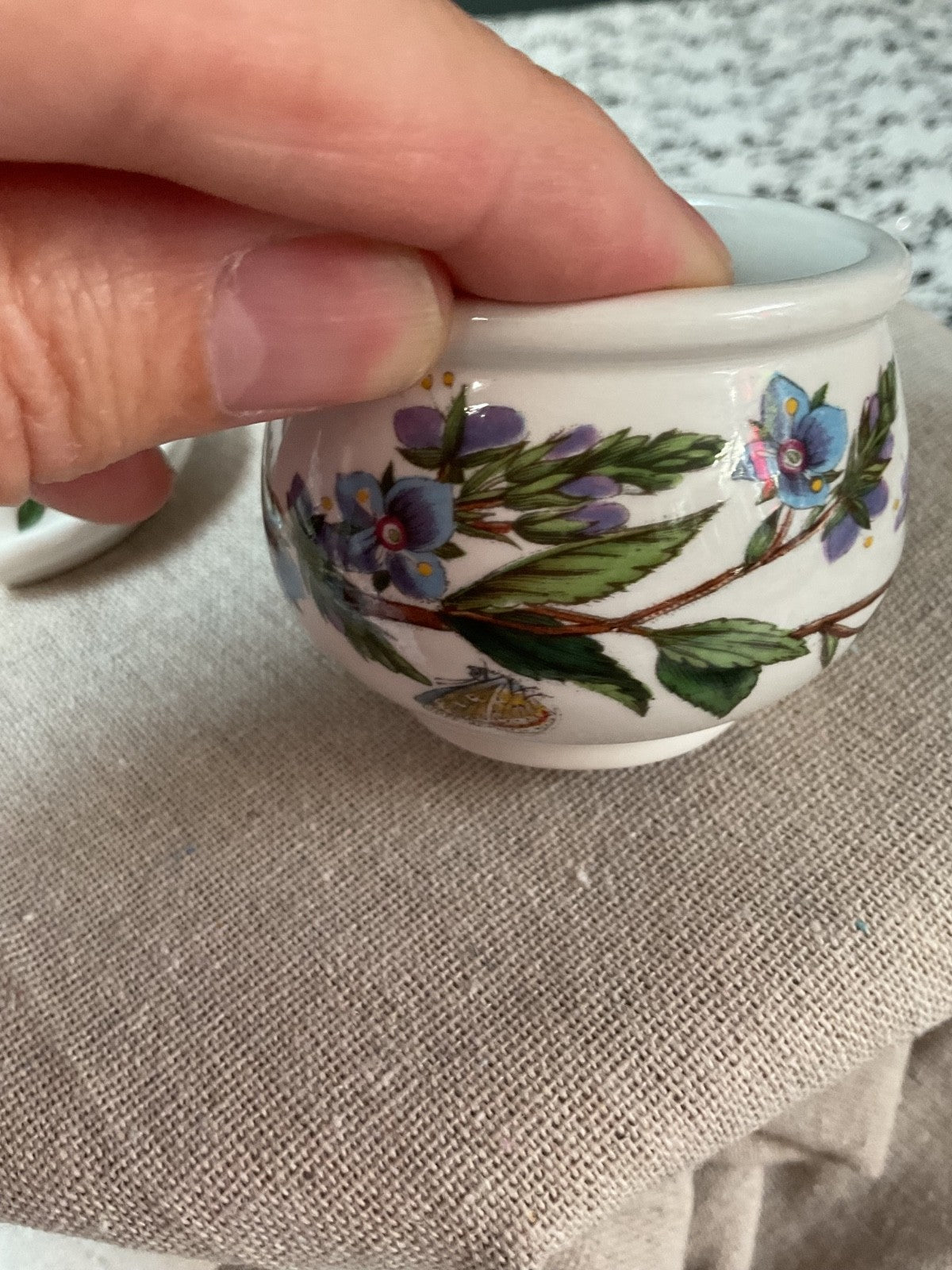 🪴 Portmeirion Botanic Garden Lidded Mustard Pot Vintage 1972