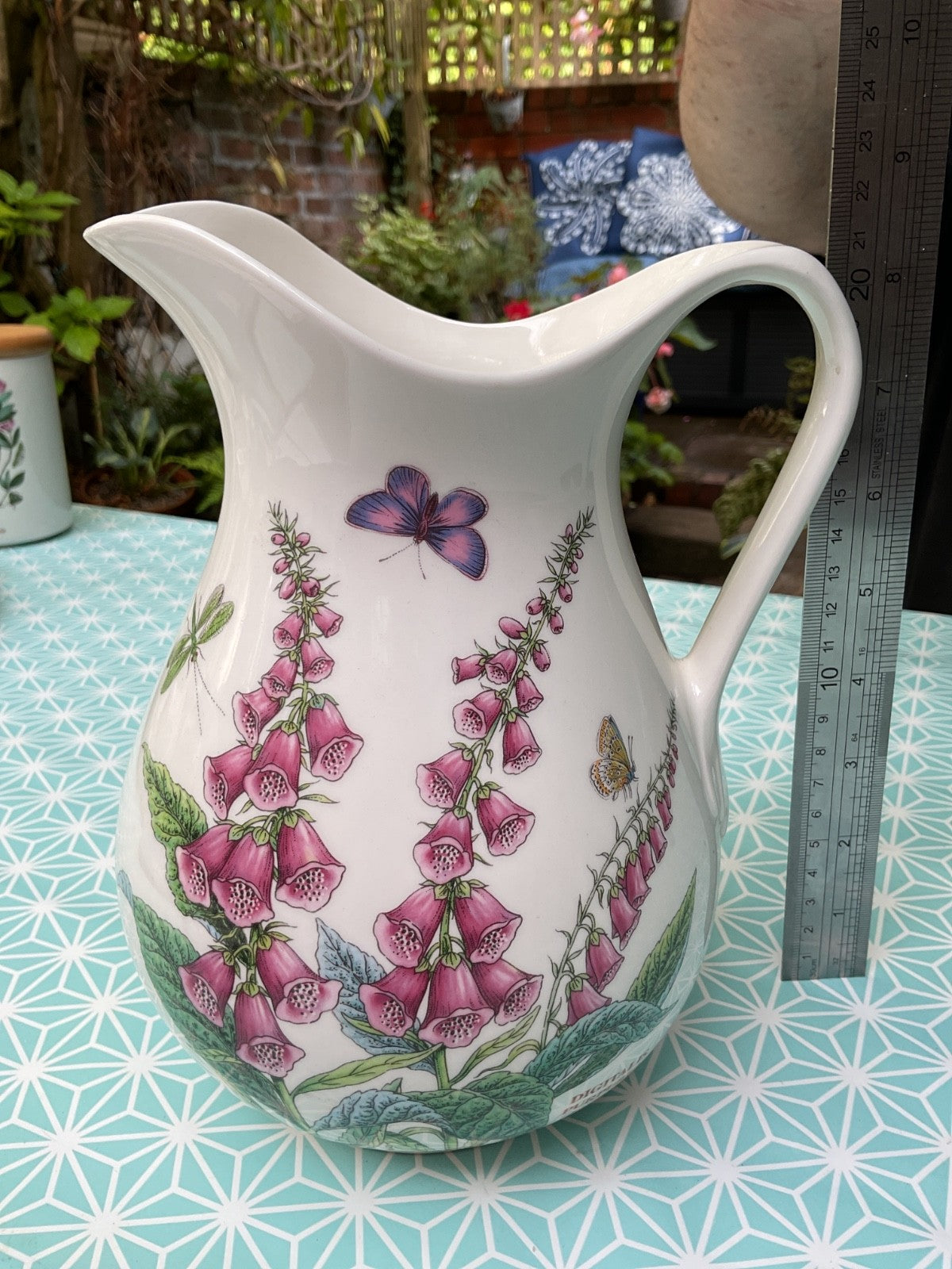 Portmeirion Botanic Garden Large Jug (Digitalis purpurea, 20 cm)