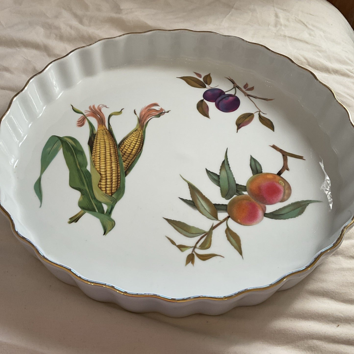 Royal Worcester Evesham Tart Dish