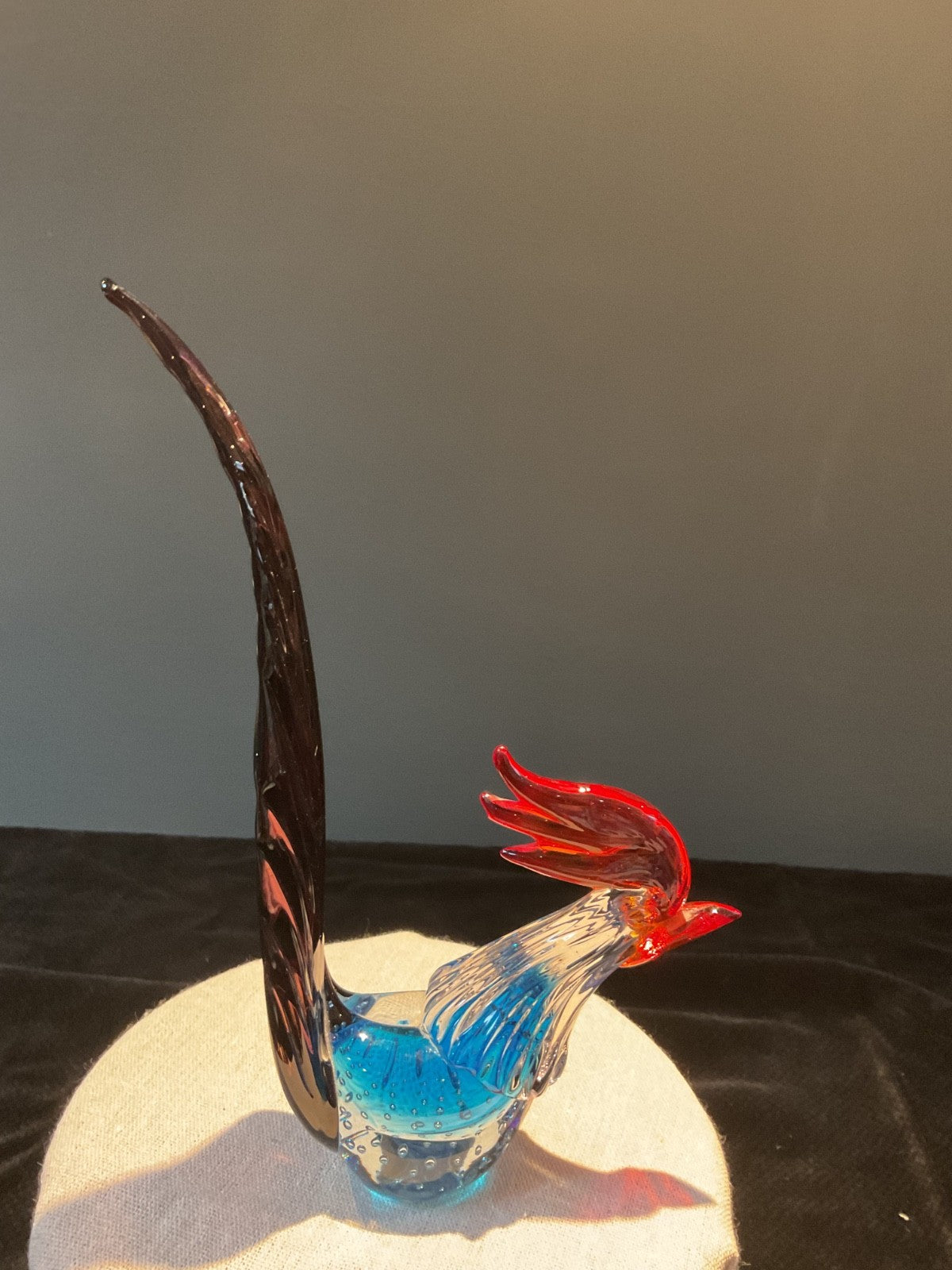 Murano Style Glass Rooster