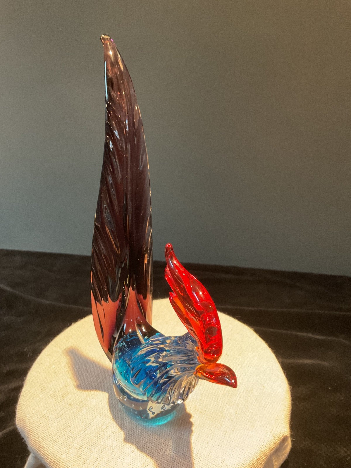Murano Style Glass Rooster