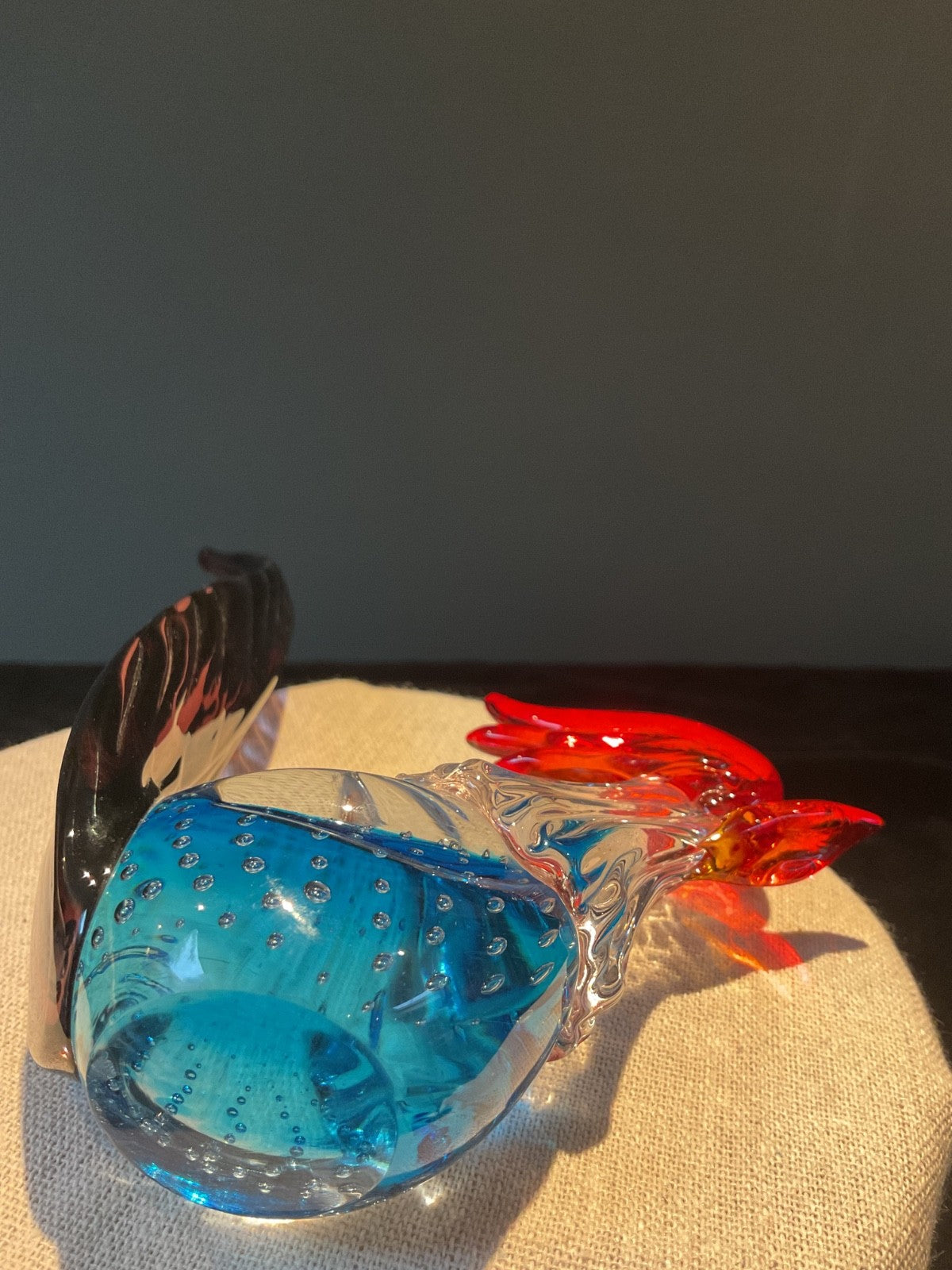 Murano Style Glass Rooster