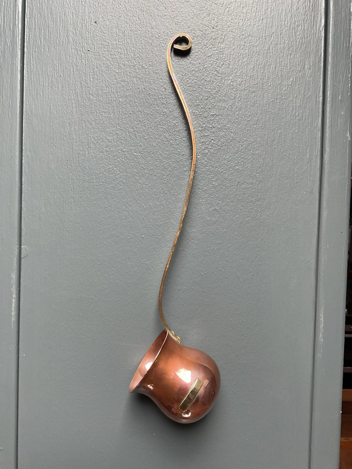 Vintage Antique Graduated Copper & Brass Spirit Measures Whisky Rum Brandy