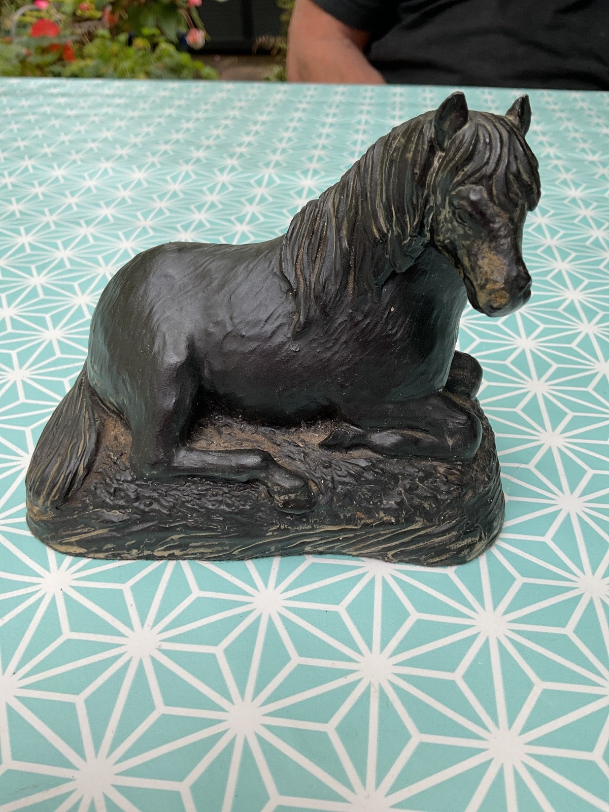 Bronze Effect Horse Figurine
