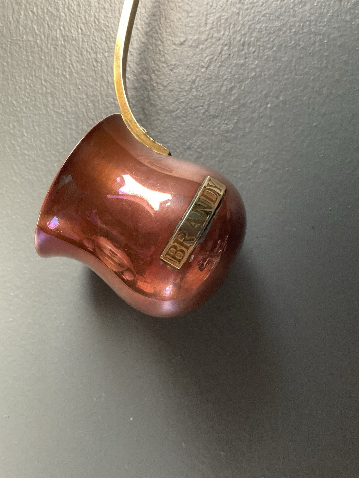Vintage Antique Graduated Copper & Brass Spirit Measures Whisky Rum Brandy