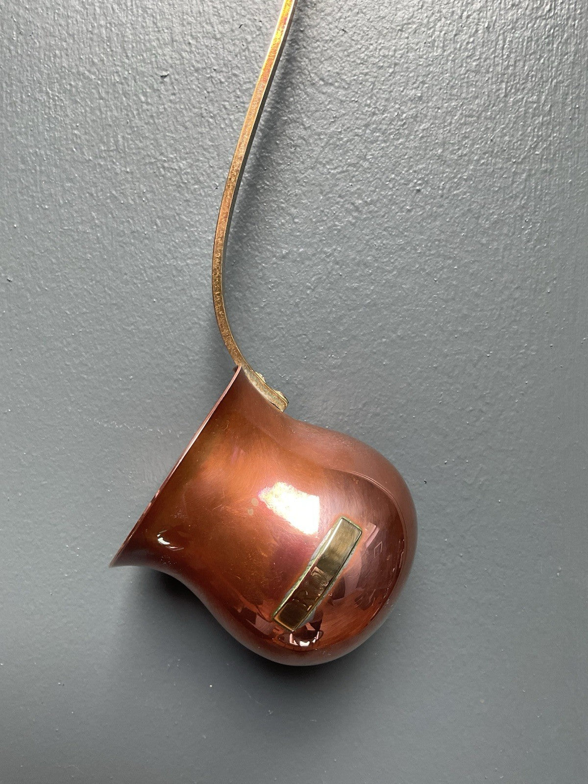 Vintage Antique Graduated Copper & Brass Spirit Measures Whisky Rum Brandy