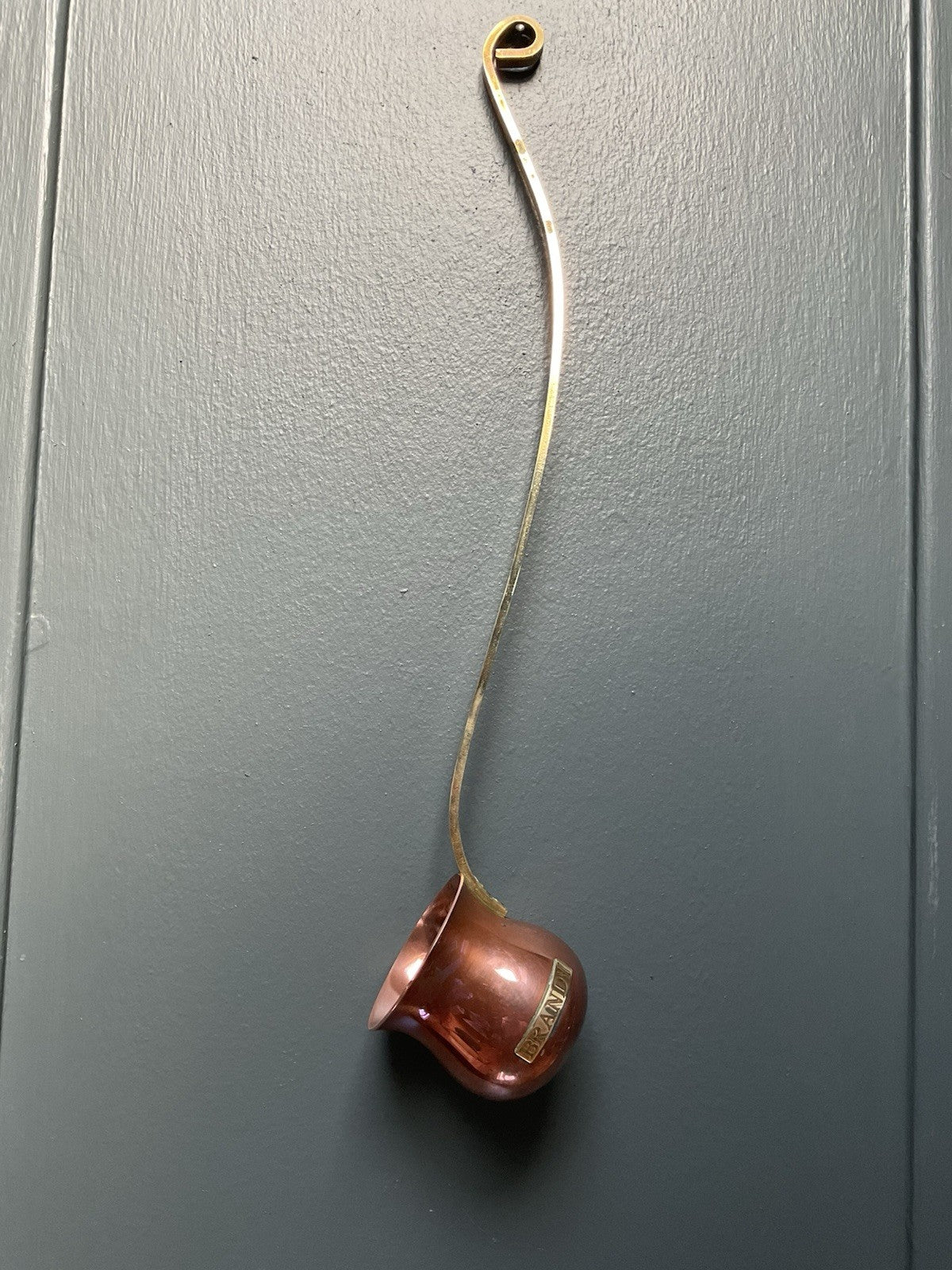Vintage Antique Graduated Copper & Brass Spirit Measures Whisky Rum Brandy