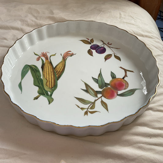 Royal Worcester Evesham Tart Dish