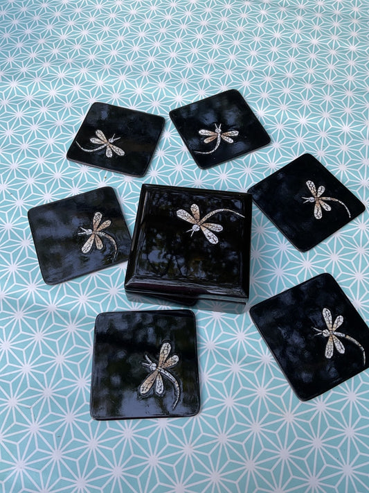 Dragonfly Coaster Set