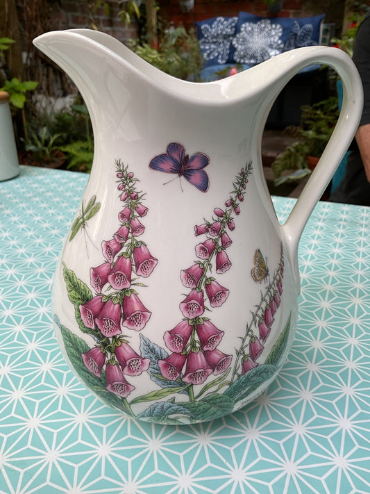 Portmeirion Botanic Garden Large Jug (Digitalis purpurea, 20 cm)