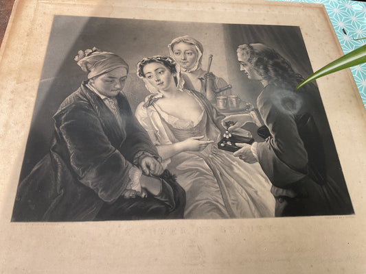 The Power of Beauty' mezzotint after Philip Mercer