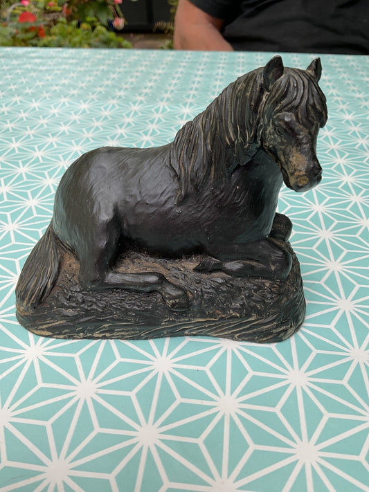 Bronze Effect Horse Figurine