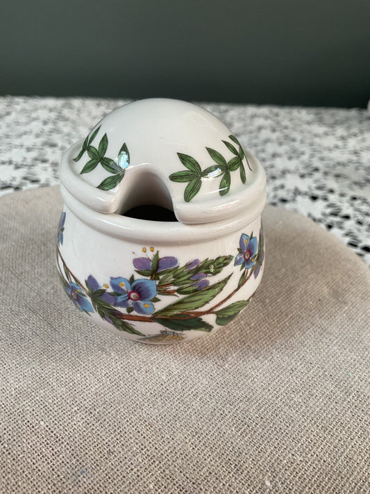 🪴 Portmeirion Botanic Garden Lidded Mustard Pot Vintage 1972