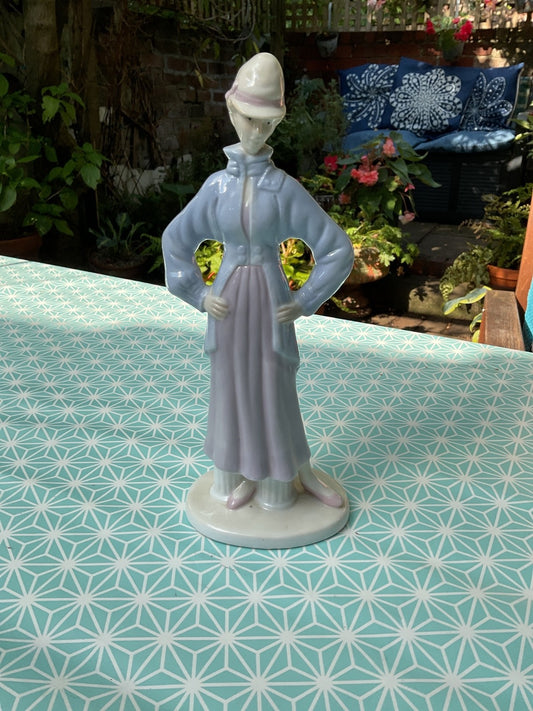 Ceramic Figurine – Lady in Blue