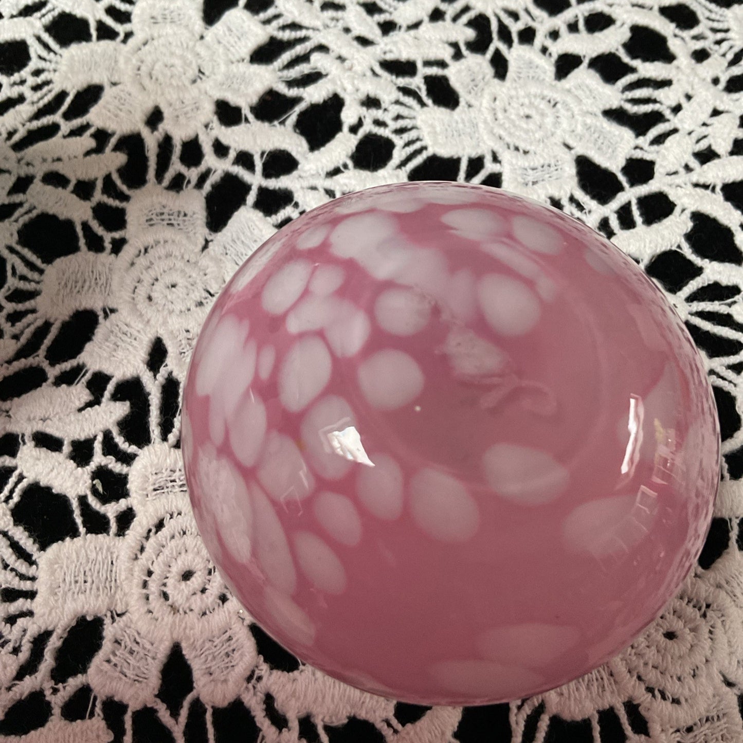 Mdina Glass Vases | Hand-Blown Maltese Art Glass Pair | Pink & Red-Blue Speckled